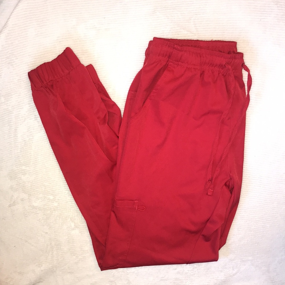 Red Jogger Scrubs